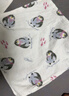 babycare嬰兒洗臉毛巾小方巾超柔軟純棉口水巾棉凱米冰企鵝4條裝 30*30 曬單實(shí)拍圖