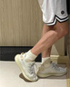 宇橋敘椰子鞋350滿天星莆田男鞋新款透氣休閑鞋運(yùn)動跑步情侶鞋子男 白黃雛菊【純原版本】 42 碼 曬單實(shí)拍圖