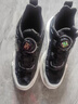 里奇.喬丹   RICKY JORDAN男童鞋秋冬季2025新款皮面兒童運動(dòng)鞋中大童加絨男孩二棉老爹鞋潮 黑灰（單鞋升級款） 34 曬單實(shí)拍圖