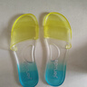歐牧盾水晶塑料拖鞋透明平底老式?jīng)鐾闲〉紫募就笟饩蛹沂覂壬z拖鞋 黃色 37尺碼偏小，建議拍大1-2碼 曬單實(shí)拍圖