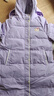 笛莎童裝女童羽絨服冬季新款洋氣保暖厚大童長(cháng)款兒童羽絨服 水晶紫 165 曬單實(shí)拍圖