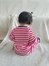 巴帝巴帝【孕媽有禮】純棉嬰幼兒童連體衣爬服哈衣睡衣 紅色90cm 曬單實(shí)拍圖