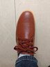 啄木鳥(niǎo)男士皮鞋男真皮牛筋底加絨男鞋2025新款潮流保暖鞋子男款休閑鞋 棕色 加絨 41 曬單實(shí)拍圖