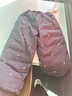 戴維貝拉（DAVE＆BELLA）女童白鴨絨羽絨褲2025冬裝新款女寶寶束腳褲兒童長(cháng)褲小童休閑褲 灰葡萄紫【現貨】 130 cm 【充絨量49.5g】 曬單實(shí)拍圖