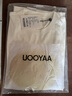 UOOYAA/烏丫2025秋季新款別泄氣長袖T恤 白色 L 曬單實拍圖