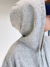 名創(chuàng  )優(yōu)品（MINISO）套裝男春秋一整套高質(zhì)感穿搭衣服青少年純色休閑開(kāi)衫連帽衛衣褲子 【休閑套裝】麻灰(純色)+灰褲 L 175(體重120-140斤) 曬單實(shí)拍圖