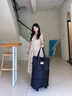 唐獅行李袋旅行包大容量女帶滑輪旅游出差輕便折疊結實(shí)耐用手提行李包 曬單實(shí)拍圖