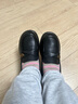 森達樂(lè )福鞋女牛皮英倫風(fēng)軟底不累腳上班一腳蹬小皮鞋單鞋 黑色 36 曬單實(shí)拍圖