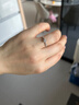 周六福（ZLF）  18K金鉆石戒指女群鑲雪花鉆戒求婚結婚訂婚鉆石戒指 主石9分副石3分 11號 曬單實(shí)拍圖