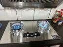 櫻花燃氣灶雙灶家用天然氣液化氣灶具嵌入式猛火灶臺式煤氣灶大火力 8.5kw不銹鋼大面板鴛鴦定時(shí) 液化氣 曬單實(shí)拍圖