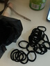 【強拉不斷】高彈力耐用ins馬尾無(wú)接縫皮筋扎頭發(fā)簡(jiǎn)約發(fā)圈頭繩 黑色20根特惠裝 曬單實(shí)拍圖