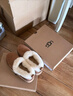 UGG【雙11搶先購】秋季新款女士厚底懶人毛毛鞋 1166733CHE|栗色37 曬單實(shí)拍圖