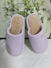 樸西2025女士秋冬新款棉拖鞋家居室內保暖厚底防滑耐磨毛巾絨棉拖男 香芋紫 39-40 曬單實(shí)拍圖