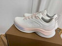 特步（XTEP）女鞋官方2025秋冬季斷碼中老人媽媽鞋軟底健步運動鞋女士跑步鞋子 帆白凡粉 36 曬單實拍圖