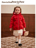 PawinPaw卡通小熊童裝秋冬女寶連帽兒童羽絨服舒適保暖 Red紅色/20 110 cm 曬單實(shí)拍圖