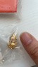 六桂福珠寶 黃金吊墜 福祿相伴 5D硬足金吊墜項鏈掛墜 FD0600651 1.55g 曬單實(shí)拍圖