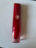 阿瑪尼紅管水唇紗唇釉#461絕對朱紅 素顏顯白口紅不沾杯 生日禮物送女友 曬單實(shí)拍圖