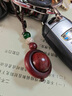 樂(lè )蕾迪 紫檀時(shí)來(lái)運轉汽車(chē)鑰匙扣戒指跑環(huán)轉運珠平安個(gè)性創(chuàng  )意高檔掛件 曬單實(shí)拍圖