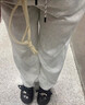 貓人美式復古口袋辣妹休閑春秋運動(dòng)闊腿褲兩穿衛褲直筒褲潮流百搭束腳 曬單實(shí)拍圖