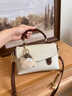 viney包包女包牛皮洋氣劍橋包輕奢斜挎單肩包生日禮物品牌送女友老婆 曬單實(shí)拍圖