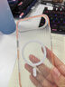 如麟【防滑邊條】適用iPhone17ProMax手機殼蘋(píng)果17Air保護殼套磁吸超薄磨砂瓦楞殼防摔MagSafe硬殼女生 磁吸【白殼橙邊】瓦楞殼-贈鏡頭膜 適用iPhone17Air 曬單實(shí)拍圖