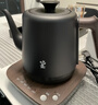 鳴盞智能溫控燒水壺【政府補貼】恒溫電水壺熱水壺泡茶煮水壺磨砂茶藝師級泡茶壺MZ152A 0.8L /MZ152A黑 曬單實(shí)拍圖