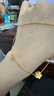 金至尊（3DG Jewellery）肖邦鏈黃金項鏈素鏈足金999項鏈簡(jiǎn)約金頸鏈子生日禮物計價(jià) 金重2.57克(配珠寶禮盒) 曬單實(shí)拍圖