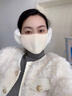 JCZS德國品牌保暖耳罩口罩女冬季2025純棉防風(fēng)防寒加絨護耳二合一面罩 淺灰色 曬單實(shí)拍圖
