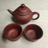 手工茶具套裝功夫泡茶器陶紫砂壺紅泥材質(zhì)送禮高檔禮品裝大容量 水平壺一壺兩杯 160ml 曬單實(shí)拍圖