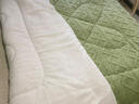 婷芙蘭羊羔絨被子冬季加厚單人被子1.8x2米冬被8-10斤保暖冬天棉被 果綠【加厚保暖塔芙絨+羊羔絨冬被】 150x200cm【冬被約7斤】 曬單實(shí)拍圖