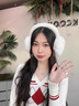 GOLOVEJOY保暖耳罩女冬可愛(ài)風(fēng)簡(jiǎn)約耳捂子防凍耳朵套韓版毛絨耳包學(xué)生可折疊 【白色】聚熱保暖“適用大小頭圍” 曬單實(shí)拍圖