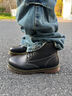 Dickies馬丁靴男靴2025秋冬百搭靴子男高幫黑色皮靴英倫短靴加絨工裝鞋子 黑色S28（男款） 42 【偏大一碼，適合運(yùn)動(dòng)鞋43】 曬單實(shí)拍圖