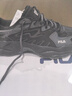 FILA 斐樂(lè )官方男鞋CROISSANT摩登運動(dòng)鞋可頌鞋老爹鞋 黑/影黑灰-BC 43 曬單實(shí)拍圖