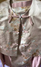 富羅迷女童馬面裙套裝春秋季小女孩新中式漢服兒童國(guó)風(fēng)裙子 粉色 150  曬單實(shí)拍圖