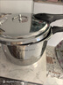 蘇泊爾高壓鍋銀河星304不銹鋼防爆家用加厚壓力鍋帶蒸格蒸煮兩用電磁爐 22CM6升自帶蒸格3-4人YS22E 曬單實(shí)拍圖