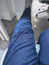 京東京造牛仔褲男秋季直筒褲子男士休閑長(cháng)褲加絨休閑百搭 牛仔藍 33 曬單實(shí)拍圖