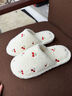 安尚芬棉拖鞋女款秋冬季2025新款室內家居可愛(ài)保暖防滑包頭毛絨拖鞋女款 白色 38-39 正碼 曬單實(shí)拍圖