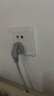 【京東快遞】插頭修復器三孔插座修復固定器萬(wàn)能通用型電源排插頭防松地插底盒 試用裝-加厚材料-1個(gè)裝-三插頭 曬單實(shí)拍圖