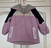 戴維貝拉（DAVE＆BELLA）兒童外套戶(hù)外運動(dòng)男童上衣連帽女童外衣休閑中大童衣服秋冬新款 灰紫色【現貨】 110 cm（建議身高100-110cm） 曬單實(shí)拍圖