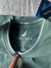 諾帝卡（NAUTICA）【單件直降】男裝春夏新款舒適親膚透氣涼感休閑短袖圓領(lǐng)T恤男 TE4101藍綠色4AR L 曬單實(shí)拍圖