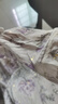香影雪紡碎花連衣裙女2025秋季新款超好看絕美燙金顯瘦收腰仙女裙 米色 L 曬單實拍圖