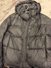 艾萊依陳都靈同款女士羽絨服2025泡芙短款連帽抽繩保暖冬外套 夜鶯灰M 曬單實(shí)拍圖