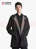 勁霸男裝男士風(fēng)衣外套春秋黑色時(shí)尚商務(wù)中長(cháng)款連帽風(fēng)衣|BFHT3111 黑色 L (175) 曬單實(shí)拍圖