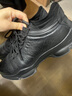 百麗厚底增高健步鞋男25秋新抓紋牛皮戶(hù)外休閑運動(dòng)鞋A2215CM5預售 黑色 43 (265mm) 曬單實(shí)拍圖
