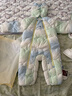 babycare兒童羽絨服秋冬白鴨絨保暖童裝輕薄寶寶外穿嬰兒爬服 薄荷天空 80 曬單實(shí)拍圖