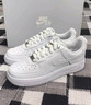 耐克（NIKE）官方男鞋 Air Force 1 AF1白色空軍一號(hào)低幫板鞋運(yùn)動(dòng)鞋休閑鞋 CW2288-111 42 曬單實(shí)拍圖