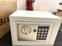 保險箱存錢(qián)罐【虎牌同款】保險柜家用辦公小型迷你小型全鋼防盜兒童存錢(qián)罐電子密碼投幣款保管箱 白色投幣款 20*20*31cm 曬單實(shí)拍圖
