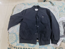 與狼共舞【立體挺括】時(shí)尚棒球服百搭外套男士休閑夾克 101藏青 XL(180) 曬單實(shí)拍圖