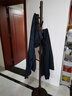 家逸實木衣架落地立式衣帽架臥室掛衣架掛衣服辦公室掛包客廳置物架 曬單實拍圖