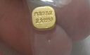 賽菲爾足金999.9十二生肖蛇金豆黃金投資金塊生肖金條 生肖牛 約1克 曬單實(shí)拍圖